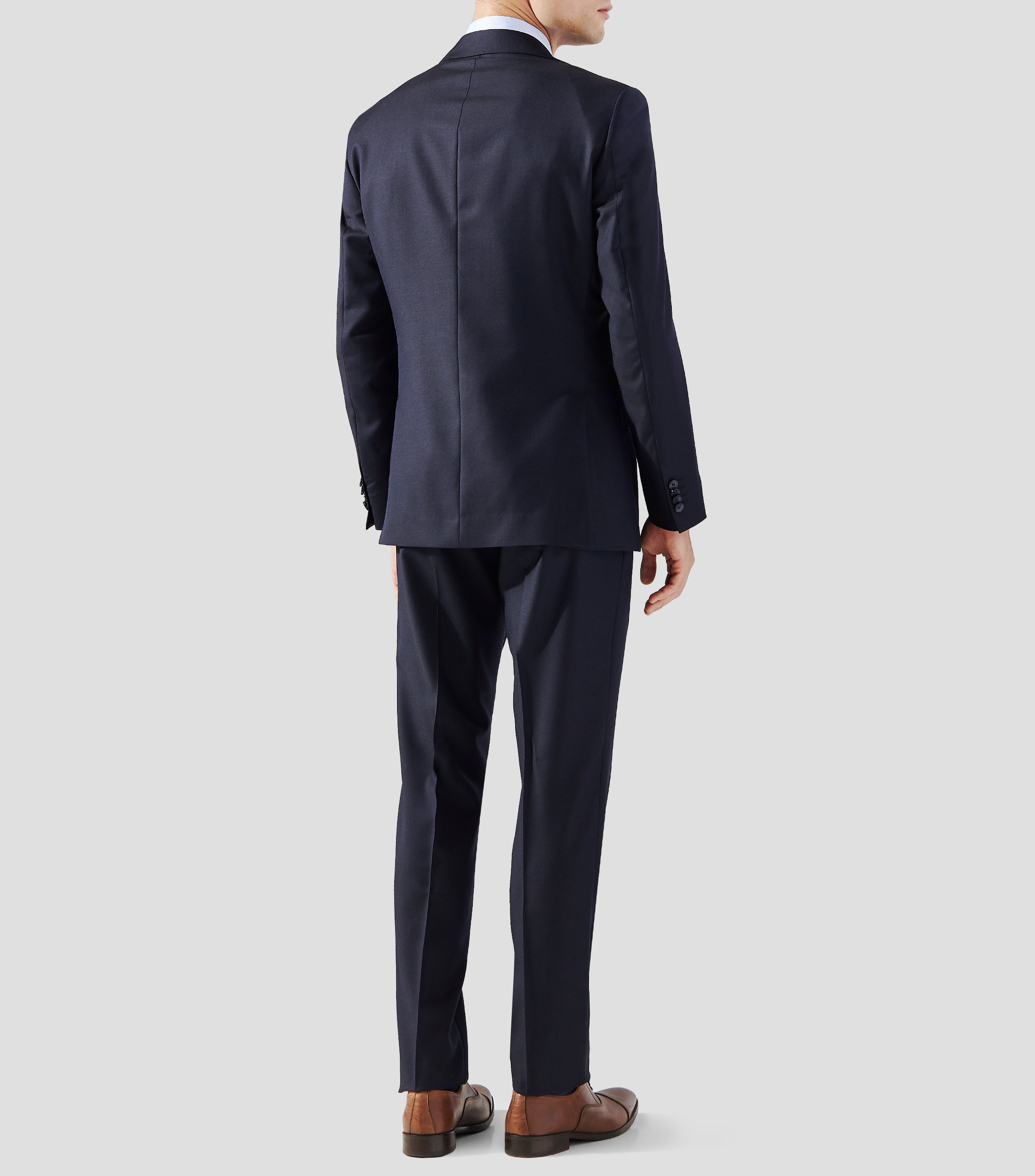Traje de lana corte regular Hombre